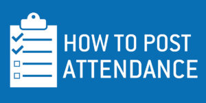 How to Post Attendance